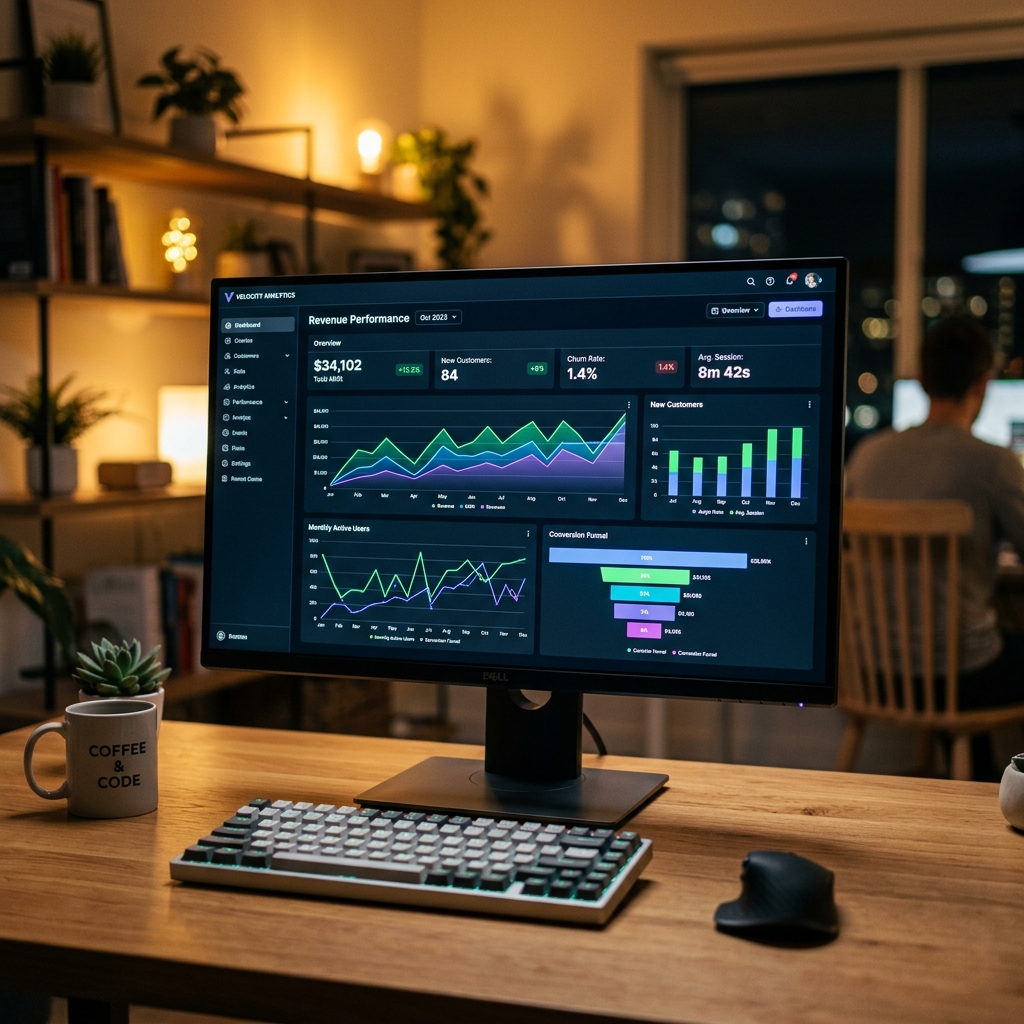 Panel de analítica ERP